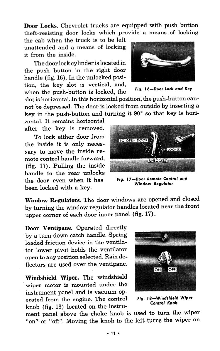 1953 Chevrolet Trucks Operators Manual Page 96